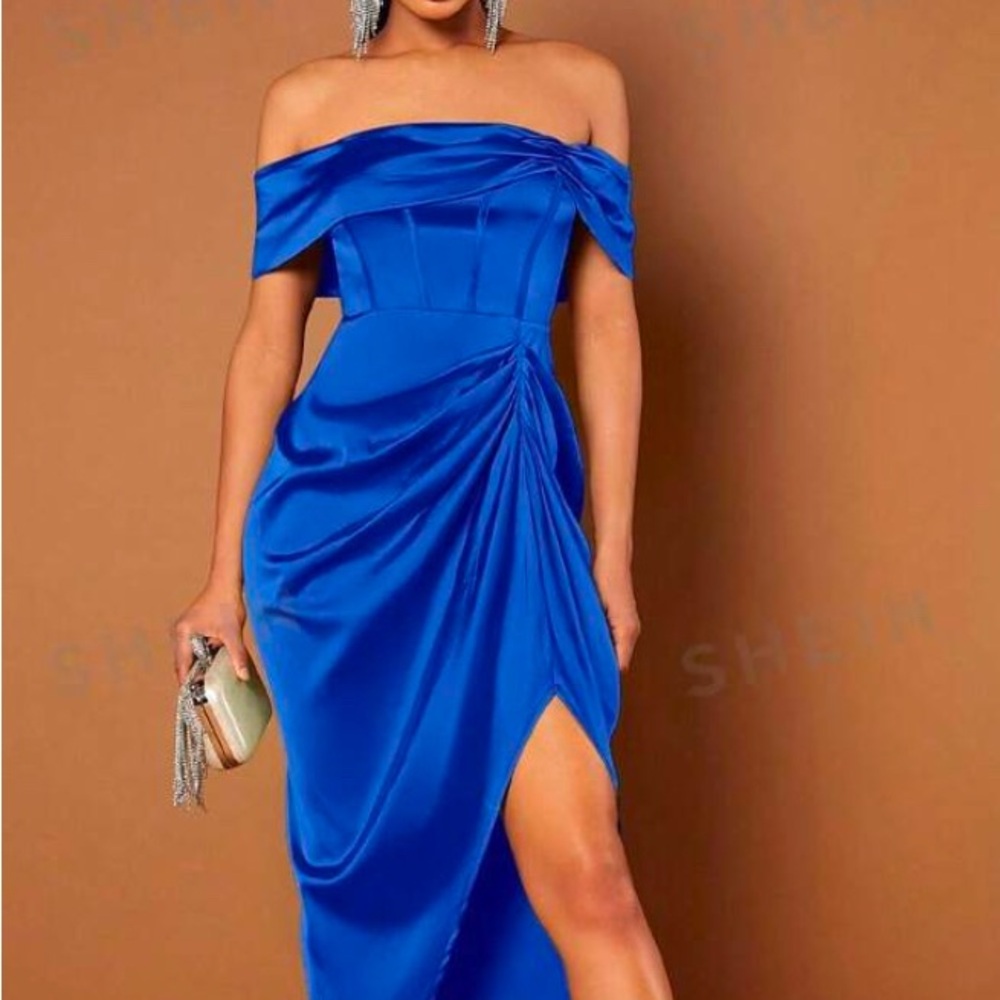 off the shoulder
dress